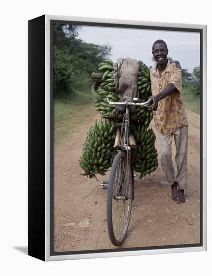 Bananas are Grown Everywhere in Uganda-Nigel Pavitt-Framed Premier Image Canvas