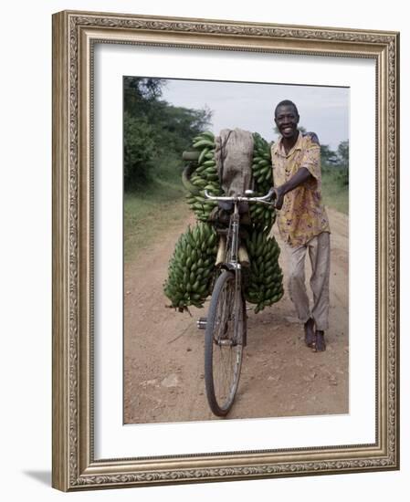 Bananas are Grown Everywhere in Uganda-Nigel Pavitt-Framed Photographic Print