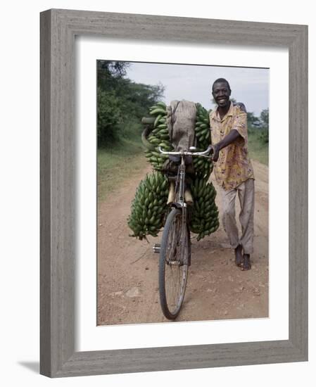 Bananas are Grown Everywhere in Uganda-Nigel Pavitt-Framed Photographic Print