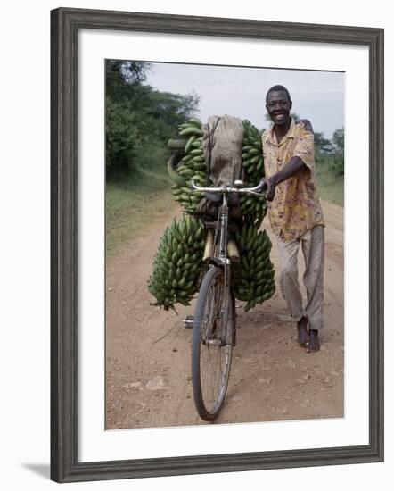 Bananas are Grown Everywhere in Uganda-Nigel Pavitt-Framed Photographic Print