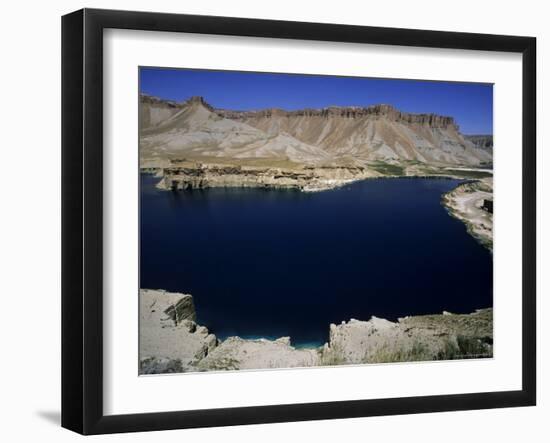 Band-I-Zulfiqar, the Main Lake at Band-E-Amir (Dam of the King), Afghanistan's First National Park-Jane Sweeney-Framed Photographic Print