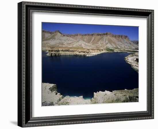 Band-I-Zulfiqar, the Main Lake at Band-E-Amir (Dam of the King), Afghanistan's First National Park-Jane Sweeney-Framed Photographic Print