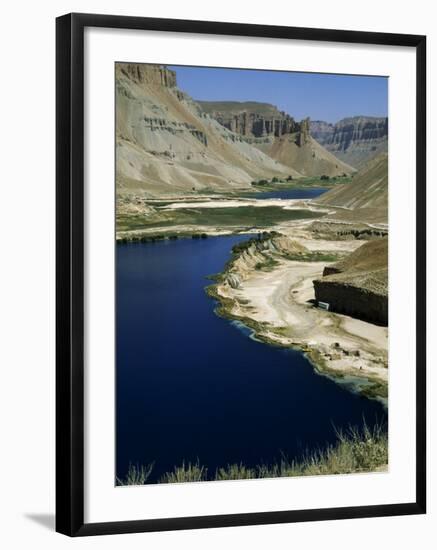 Band-I-Zulfiqar, the Main Lake at Band-E-Amir (Dam of the King), Afghanistan's First National Park-Jane Sweeney-Framed Photographic Print