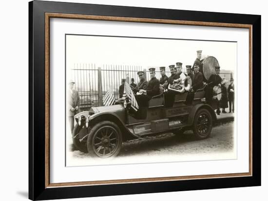 Band in Old Car-null-Framed Art Print