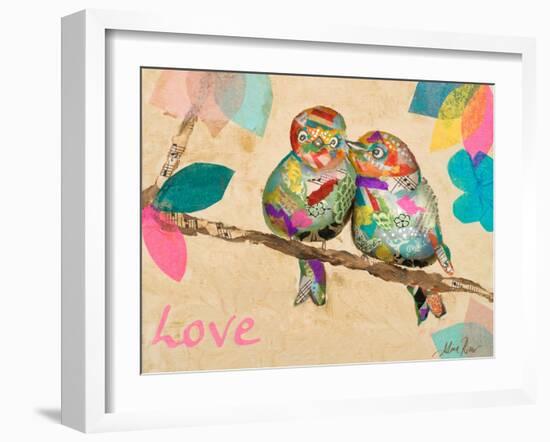 Band of Inspired Birds I (Love)-Gina Ritter-Framed Art Print