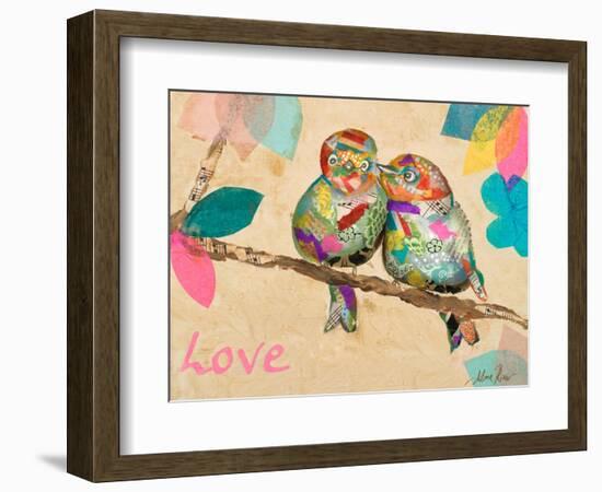 Band of Inspired Birds I (Love)-Gina Ritter-Framed Art Print