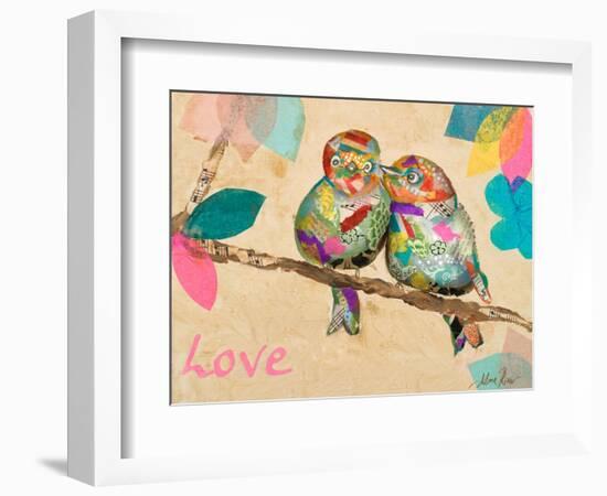 Band of Inspired Birds I (Love)-Gina Ritter-Framed Art Print