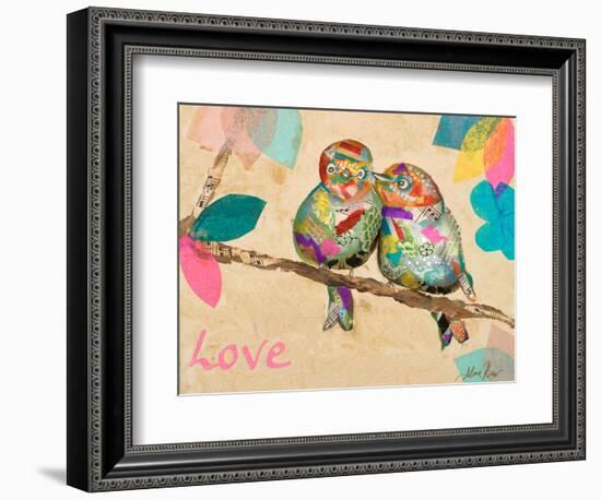 Band of Inspired Birds I (Love)-Gina Ritter-Framed Art Print