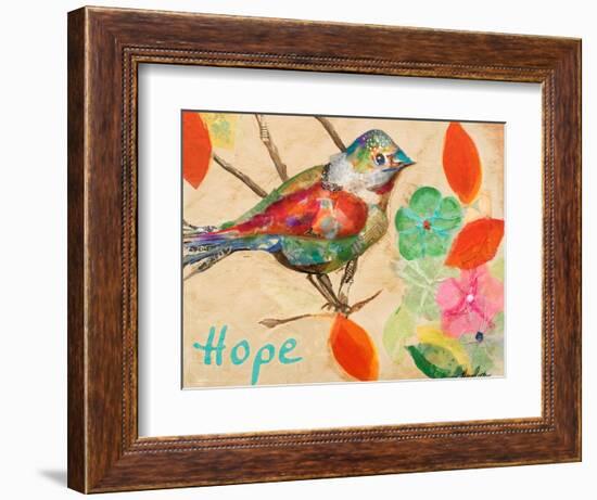 Band of Inspired Birds III (Hope)-Gina Ritter-Framed Art Print