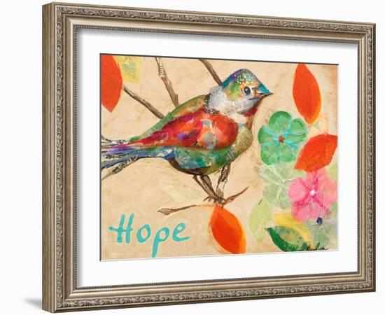Band of Inspired Birds III (Hope)-Gina Ritter-Framed Art Print