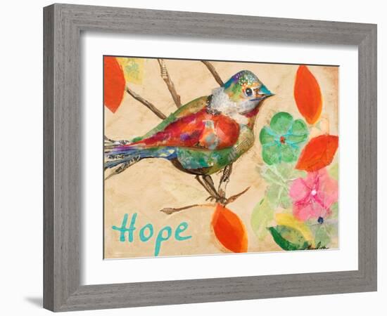 Band of Inspired Birds III (Hope)-Gina Ritter-Framed Art Print