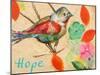 Band of Inspired Birds III (Hope)-Gina Ritter-Mounted Art Print