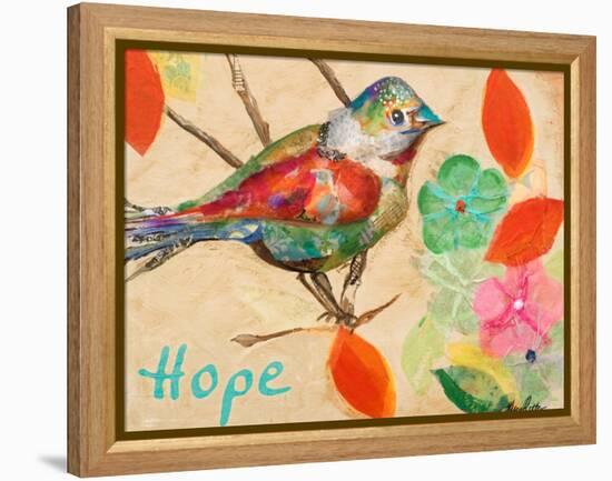 Band of Inspired Birds III (Hope)-Gina Ritter-Framed Stretched Canvas