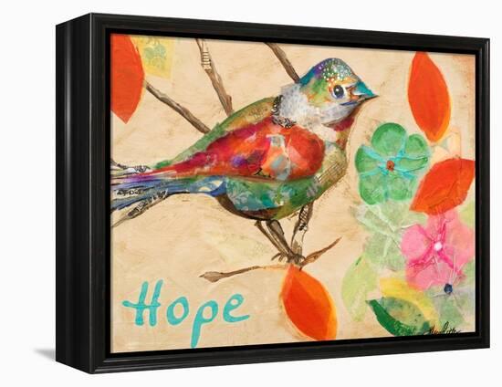 Band of Inspired Birds III (Hope)-Gina Ritter-Framed Stretched Canvas