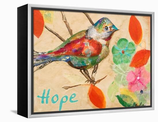 Band of Inspired Birds III (Hope)-Gina Ritter-Framed Stretched Canvas
