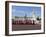 Band of the Coldstream Guards Marching Past Buckingham Palace During the Rehearsal for Trooping the-Stuart Black-Framed Photographic Print