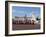 Band of the Coldstream Guards Marching Past Buckingham Palace During the Rehearsal for Trooping the-Stuart Black-Framed Photographic Print