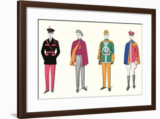 Band Uniforms-null-Framed Art Print