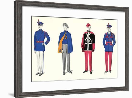 Band Uniforms-null-Framed Art Print