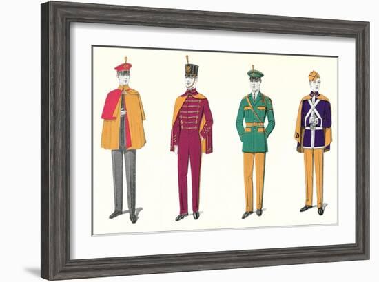 Band Uniforms-null-Framed Art Print