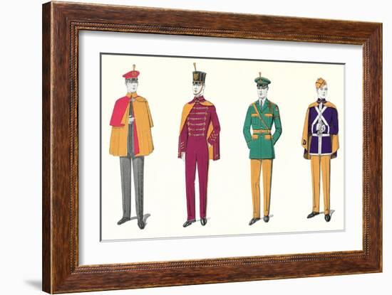 Band Uniforms-null-Framed Art Print