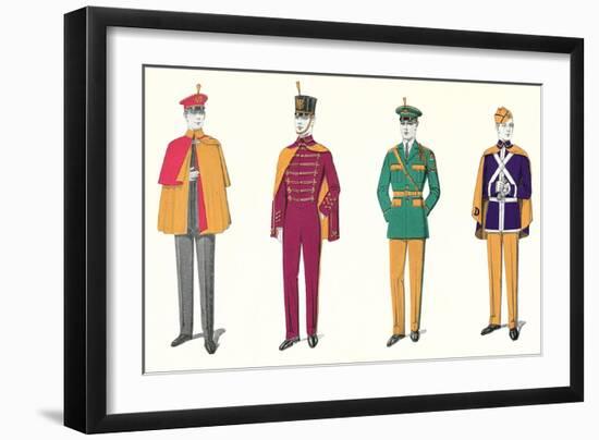 Band Uniforms-null-Framed Art Print