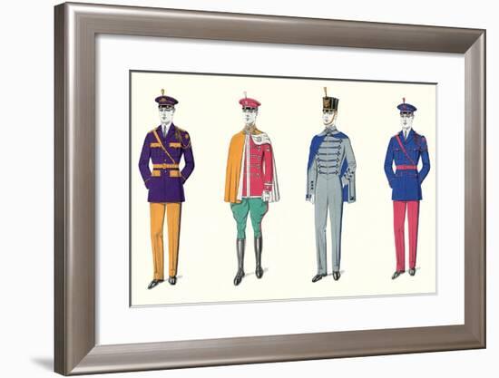 Band Uniforms-null-Framed Art Print