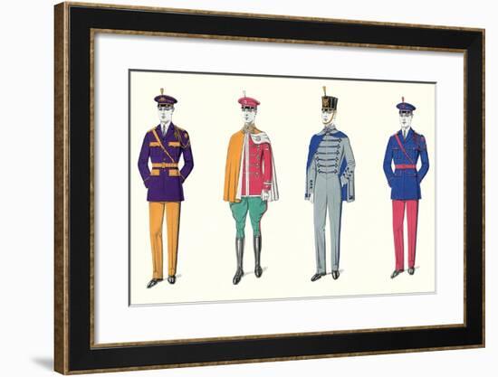 Band Uniforms-null-Framed Art Print