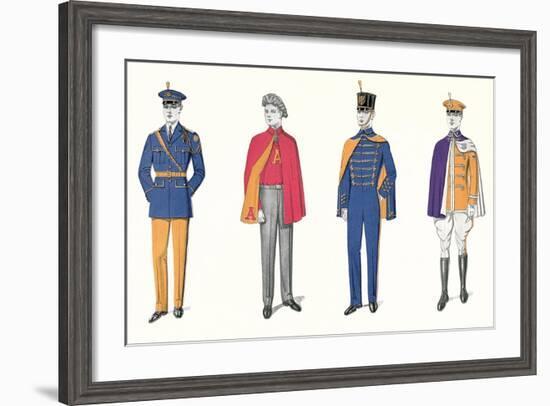 Band Uniforms-null-Framed Art Print