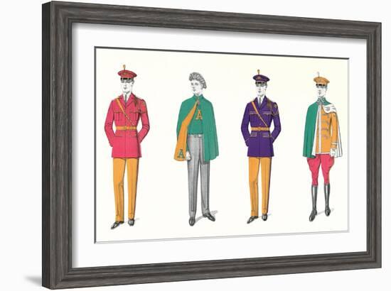 Band Uniforms-null-Framed Art Print