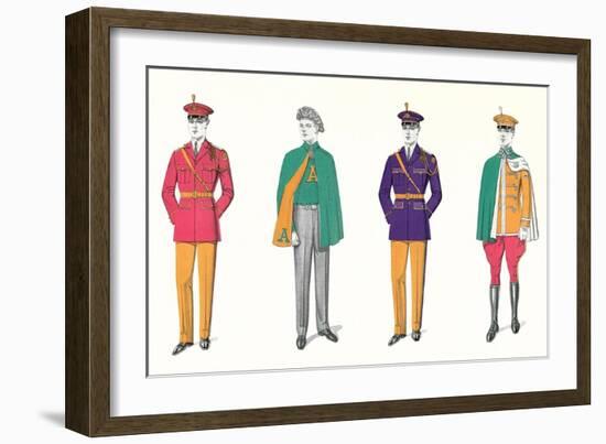 Band Uniforms-null-Framed Art Print