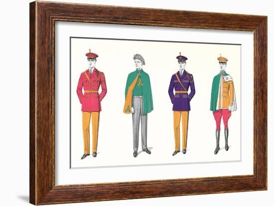 Band Uniforms--Framed Art Print