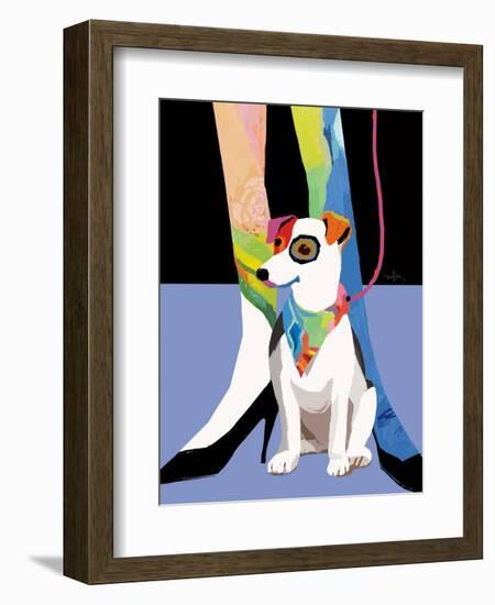 Bandana Dog-Patti Mollica-Framed Art Print