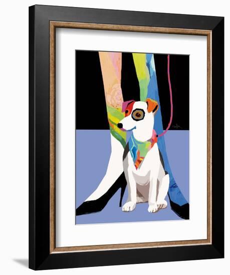 Bandana Dog-Patti Mollica-Framed Art Print