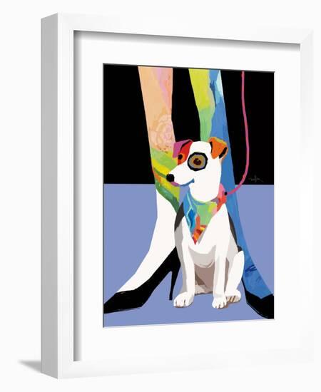 Bandana Dog-Patti Mollica-Framed Art Print