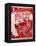 Bandana Man Red-Abstract Graffiti-Framed Premier Image Canvas