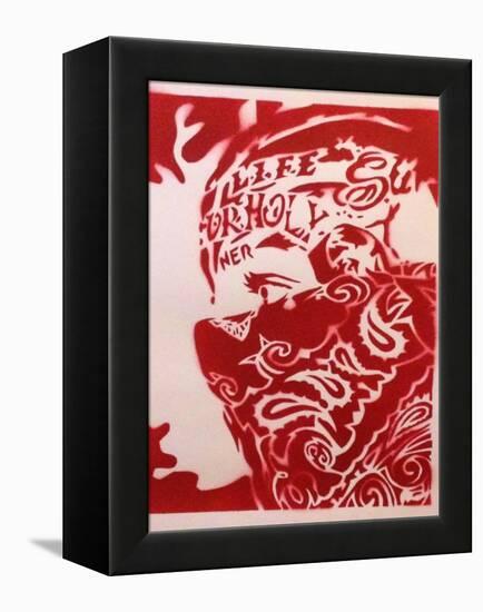 Bandana Man Red-Abstract Graffiti-Framed Premier Image Canvas