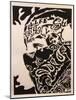 Bandana Man-Abstract Graffiti-Mounted Giclee Print