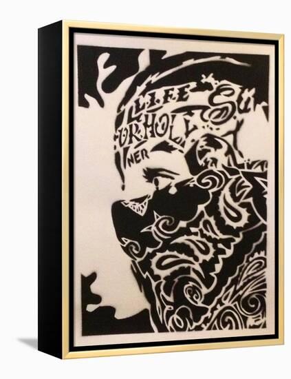 Bandana Man-Abstract Graffiti-Framed Premier Image Canvas