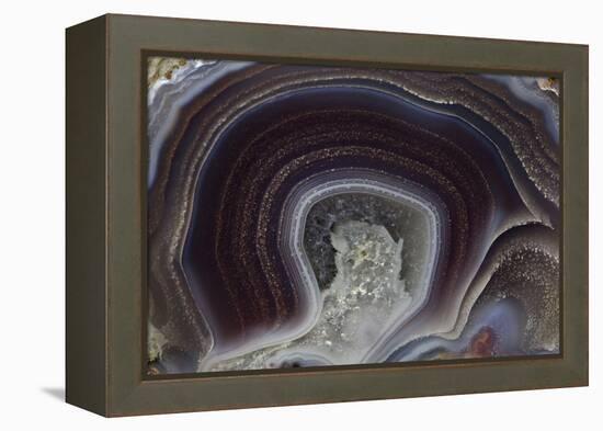 Banded Agate, Quartzsite, AZ-Darrell Gulin-Framed Premier Image Canvas