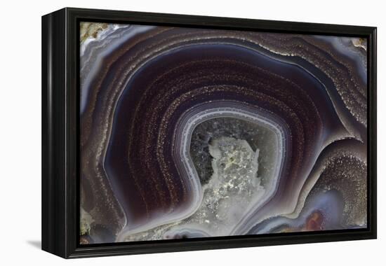 Banded Agate, Quartzsite, AZ-Darrell Gulin-Framed Premier Image Canvas