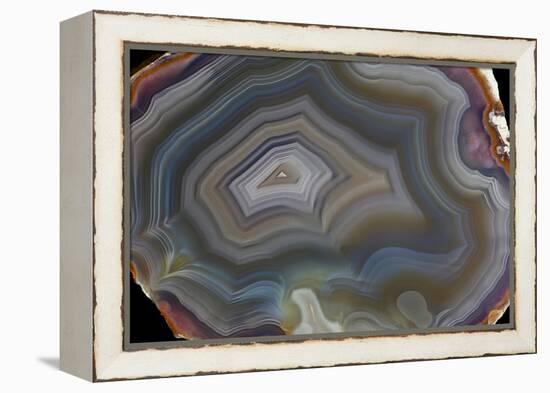 Banded Agate, Quartzsite, AZ-Darrell Gulin-Framed Premier Image Canvas