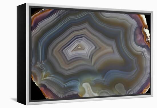 Banded Agate, Quartzsite, AZ-Darrell Gulin-Framed Premier Image Canvas