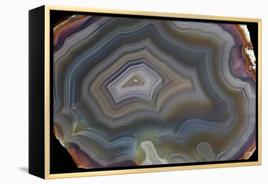 Banded Agate, Quartzsite, AZ-Darrell Gulin-Framed Premier Image Canvas
