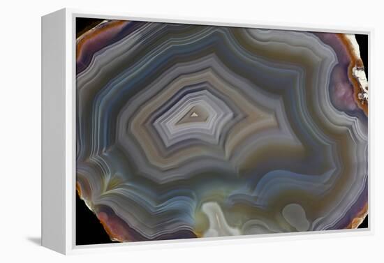 Banded Agate, Quartzsite, AZ-Darrell Gulin-Framed Premier Image Canvas