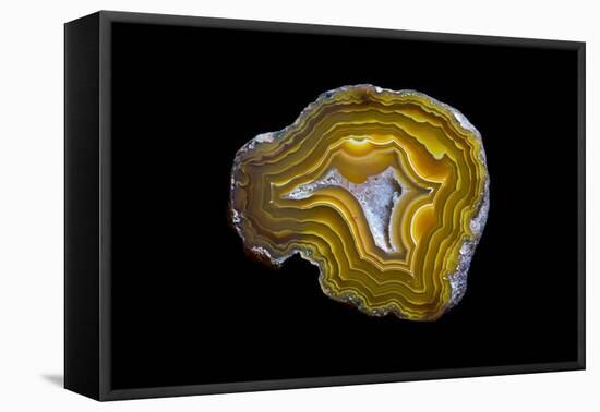 Banded Agate, Quartzsite, AZ-Darrell Gulin-Framed Premier Image Canvas