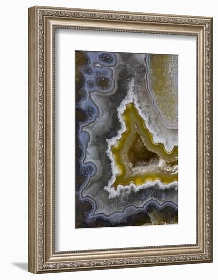 Banded Agate, Quartzsite, AZ-Darrell Gulin-Framed Photographic Print