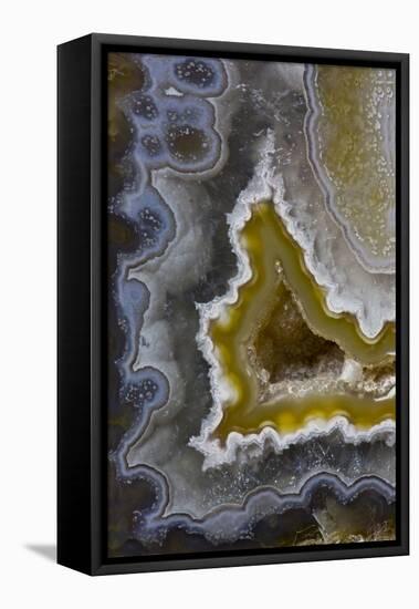 Banded Agate, Quartzsite, AZ-Darrell Gulin-Framed Premier Image Canvas