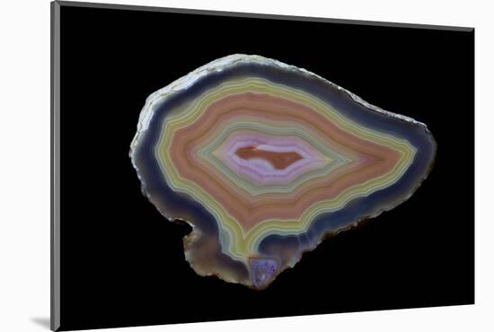 Banded Agate, Quartzsite, AZ-Darrell Gulin-Mounted Photographic Print