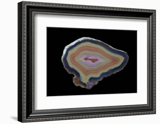 Banded Agate, Quartzsite, AZ-Darrell Gulin-Framed Photographic Print